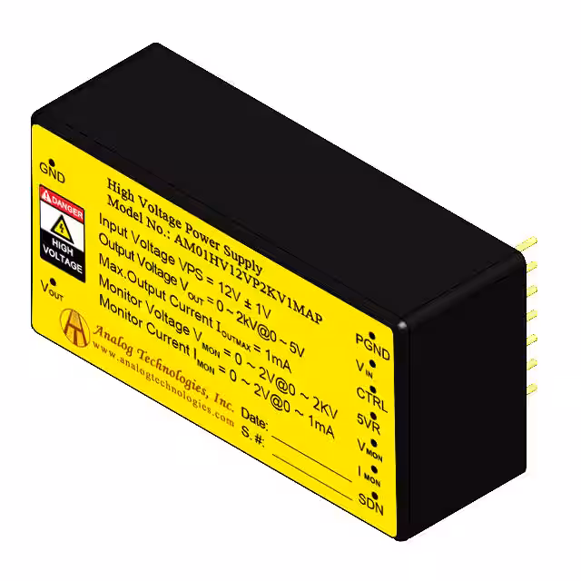 AM01HV12VP2KV1MAP Analog Technologies  DC DC Converters