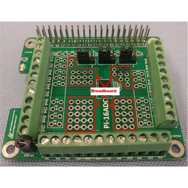 PI-16ADC Alchemy Power Inc.  Cartes d'évaluation - Cartes d'extension Cartes filles