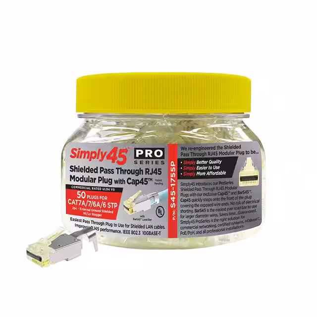 S45-1755P Simply45  Modular Connector Plugs