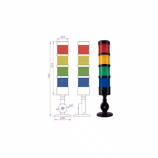 MSL1-401QN-RYGB Otennlux Balises d'éclairage empilables et composants