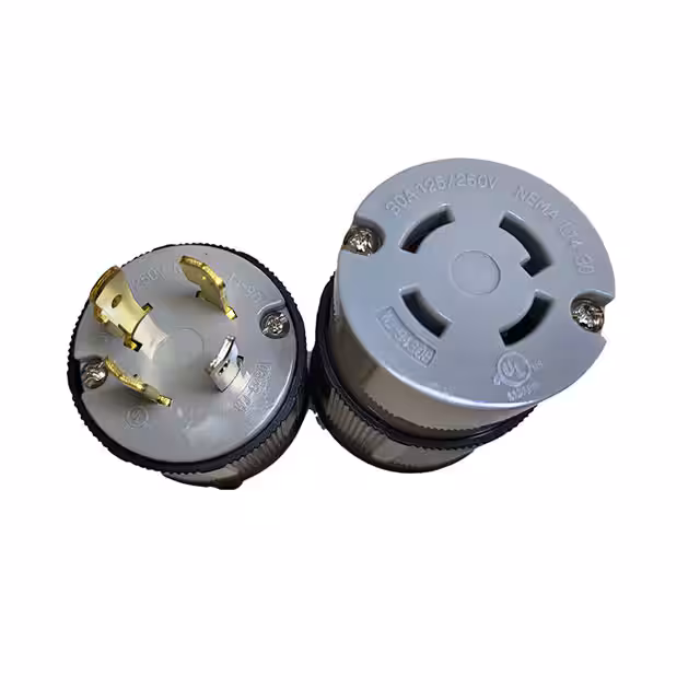NEMA L14-30 PLUG AND CONNECTOR SET Powertronics  Plugs and Receptacles