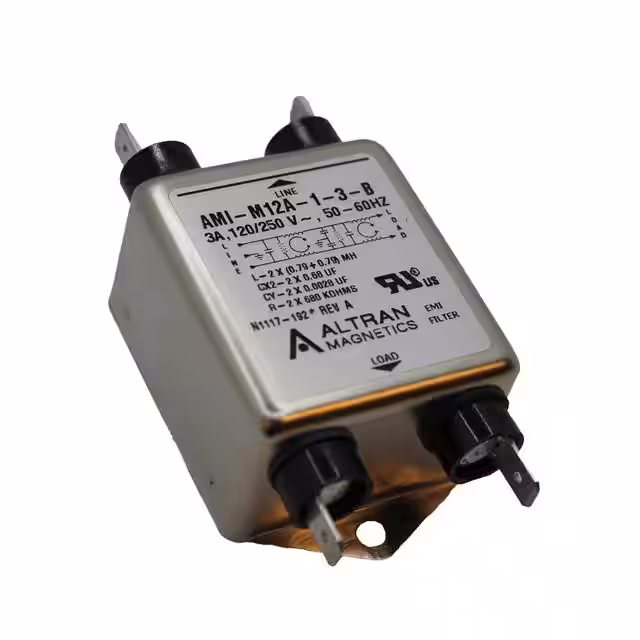 AMI-M12A-1-3-B Altran Magnetics, LLC  Modules de filtrage de ligne électrique