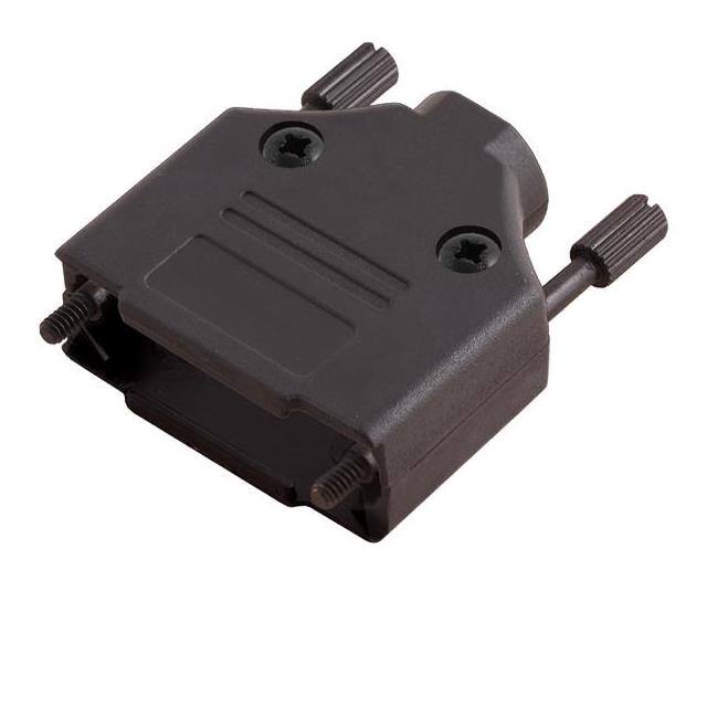 6560-0108-02 Encitech Connectors AB  Capots de connecteurs D-Sub en forme de D