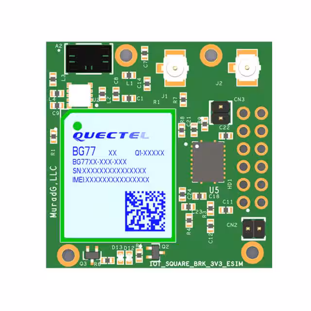 IoT_Square_BRK_3V3_eSIM MURADG, LLC  Cartes de kits d'évaluation et de développement RF