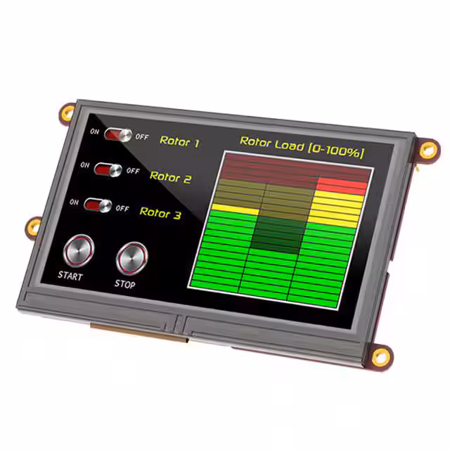 SK-43DCT-AR 4D Systems Pty Ltd  Modules d'affichage - LCD OLED Graphic