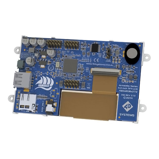 ARMADILLO-43T 4D Systems Pty Ltd  Moduli di visualizzazione - LCD OLED Grafico