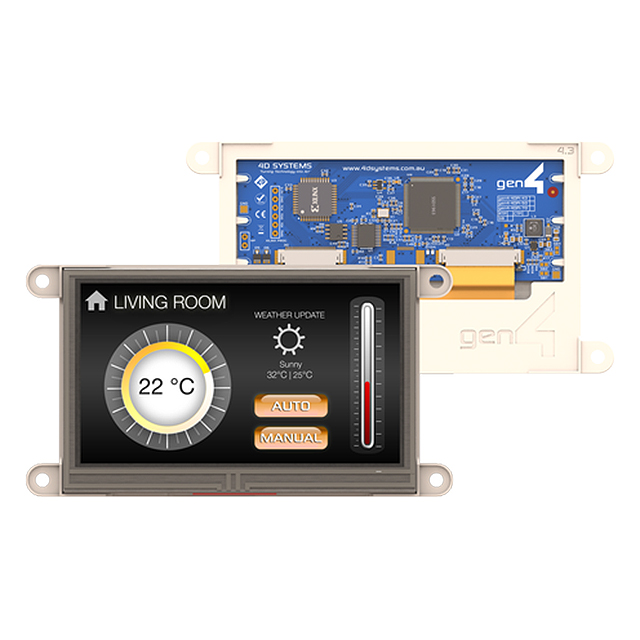 GEN4-4DPI-43T 4D Systems Pty Ltd  Modules d'affichage - LCD OLED Graphic