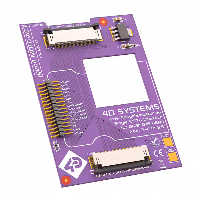 MOTG-AC1 4D Systems Pty Ltd  Cartes d'évaluation - Cartes d'extension Cartes filles