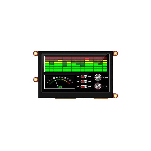 ULCD-43DCT 4D Systems Pty Ltd  Modules d'affichage - LCD OLED Graphic