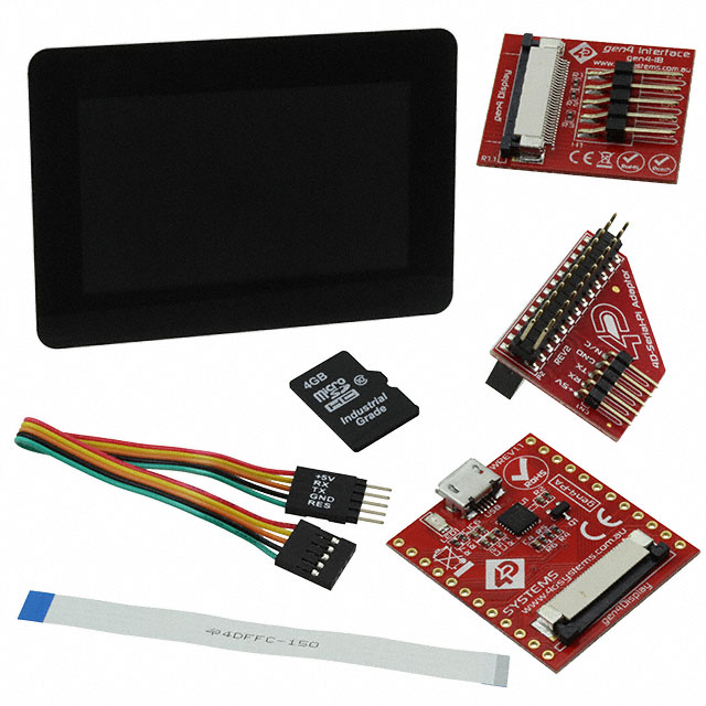 SK-GEN4-43DCT-CLB-SB-PI 4D Systems Pty Ltd  Modules d'affichage - LCD OLED Graphic