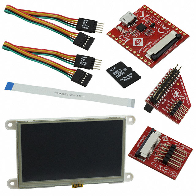 SK-GEN4-43DT-SB-PI 4D Systems Pty Ltd  Modules d'affichage - LCD OLED Graphic