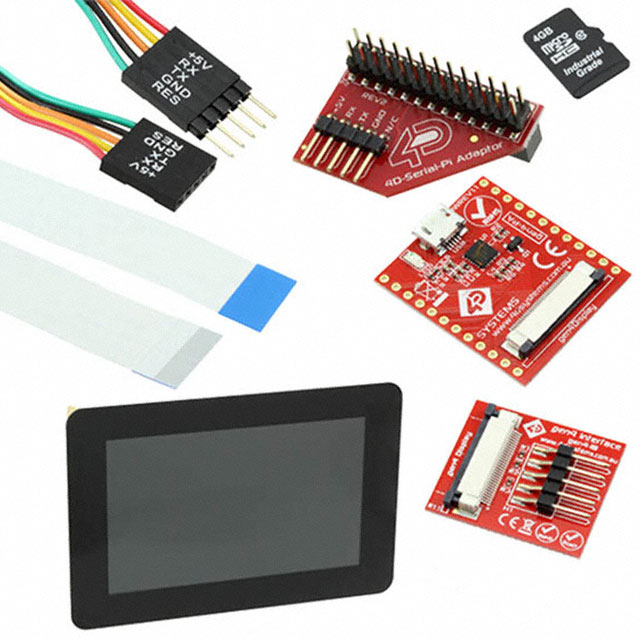 SK-GEN4-50DCT-CLB-SB-PI 4D Systems Pty Ltd  Modules d'affichage - LCD OLED Graphic