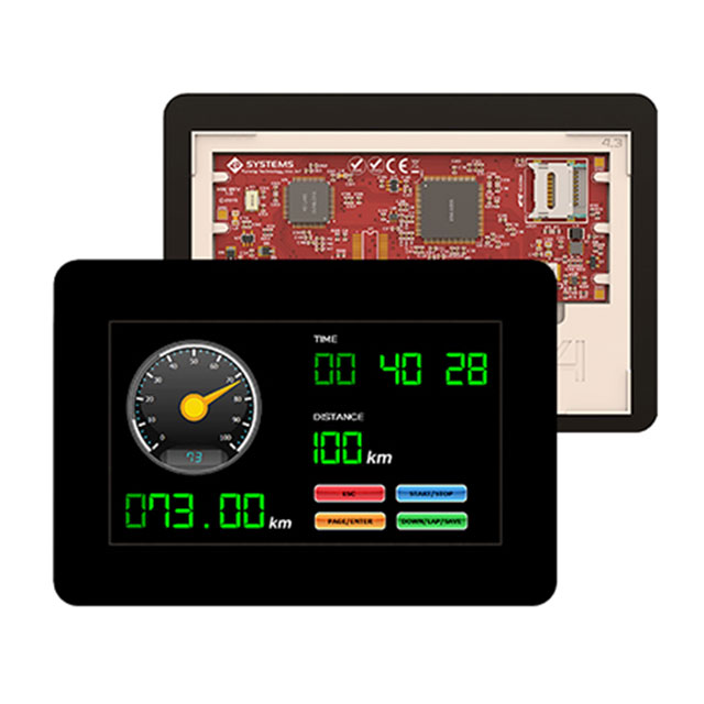 GEN4-ULCD-43D-CLB 4D Systems Pty Ltd  Modules d'affichage - LCD OLED Graphic