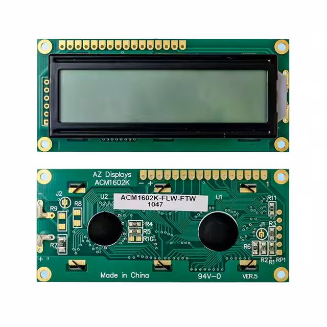 ACM1602K-FL-YBH AZ Displays  Modules d'affichage - LCD OLED Caractères et Numériques