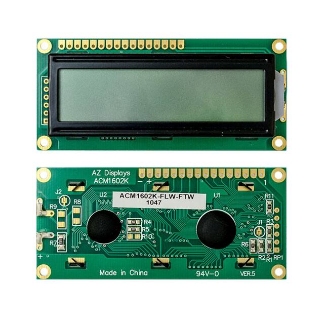ACM1602K-FL-GTW AZ Displays  Modules d'affichage - LCD OLED Caractères et Numériques