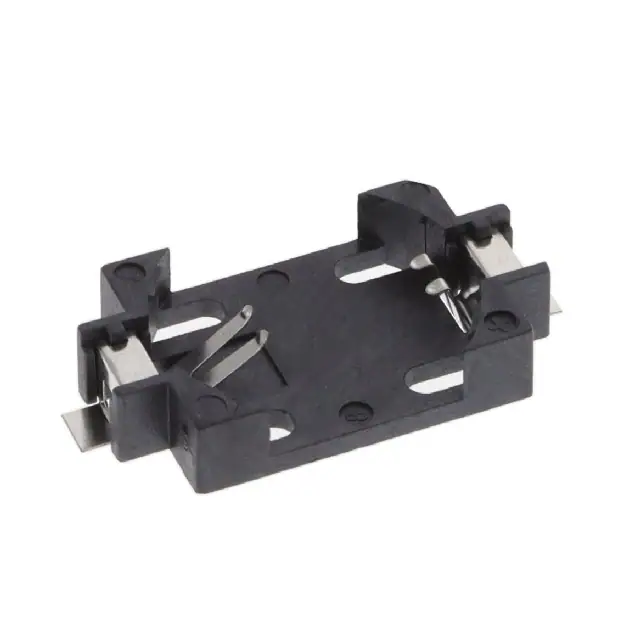 BH-49A-5-T-BK Adam Tech  Supports de batterie, clips, contacts