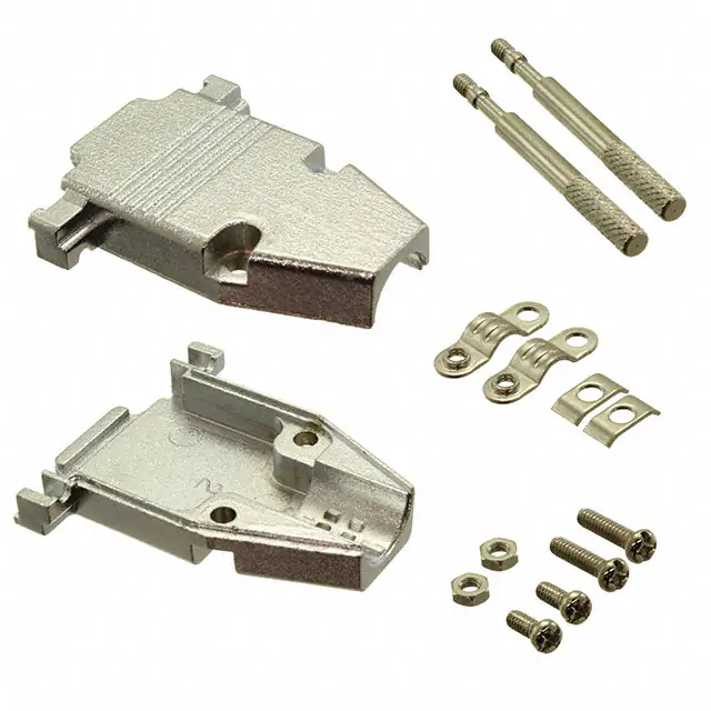 DA15-HD-AL-TS Adam Tech  Gusci posteriori per connettori D-Sub a forma di D