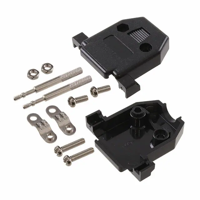 DA15-HD-PB-TS Adam Tech  Capots de connecteurs D-Sub en forme de D