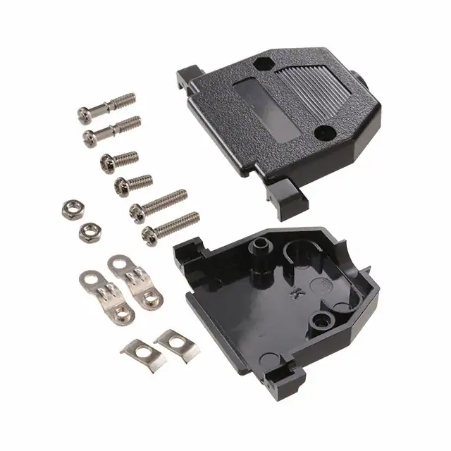 DB25-HD-PB-SS Adam Tech  Capots de connecteurs D-Sub en forme de D