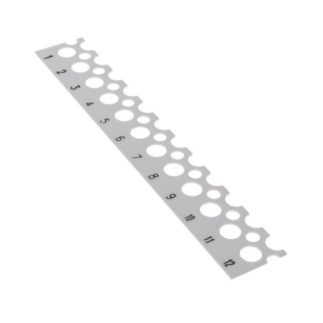 BS60EM1-12 Altech Corporation  Bandes de marquage pour borniers