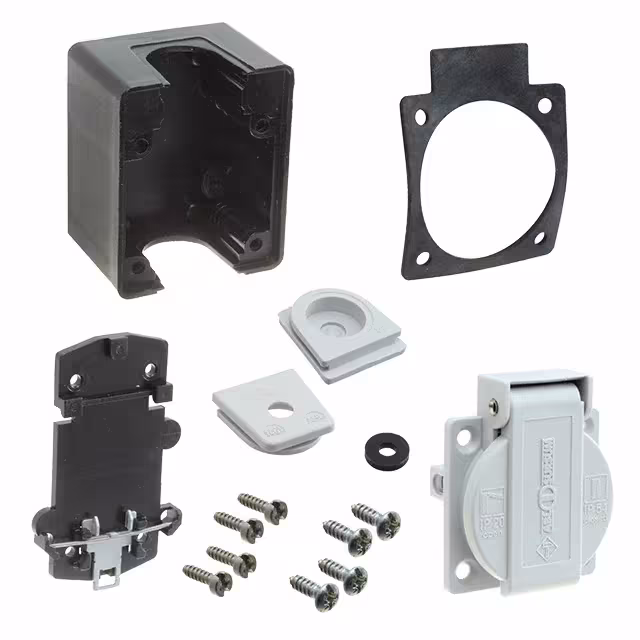 DMRGR BLACK BOX Altech Corporation  Plugs and Receptacles