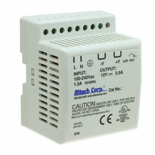PS-4512 Altech Corporation  Industrial DIN Rail Power Supplies