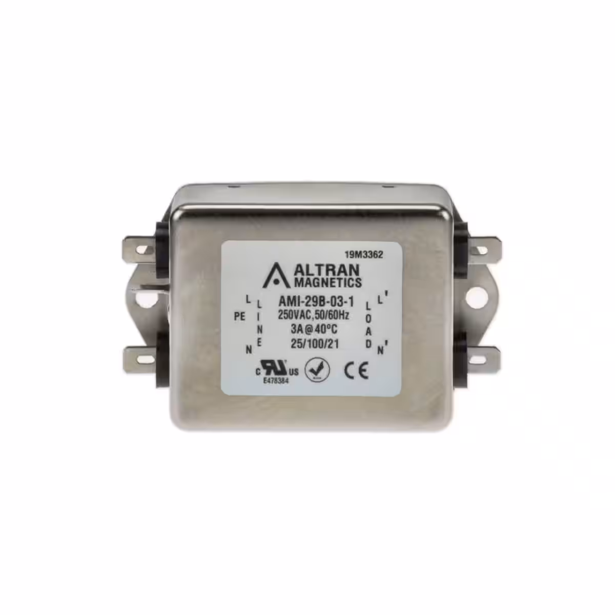 AMI-29B-3-1 Altran Magnetics, LLC  Power Line Filter Modules