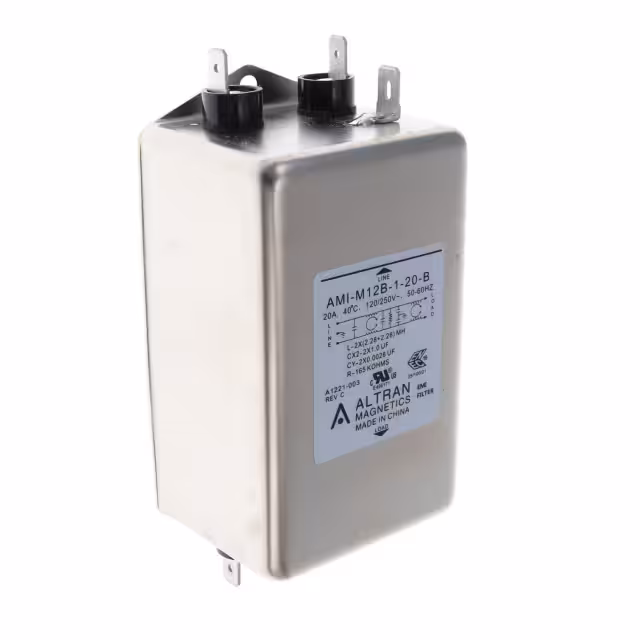 AMI-M12B-1-20-B Altran Magnetics, LLC  Netzfiltermodule