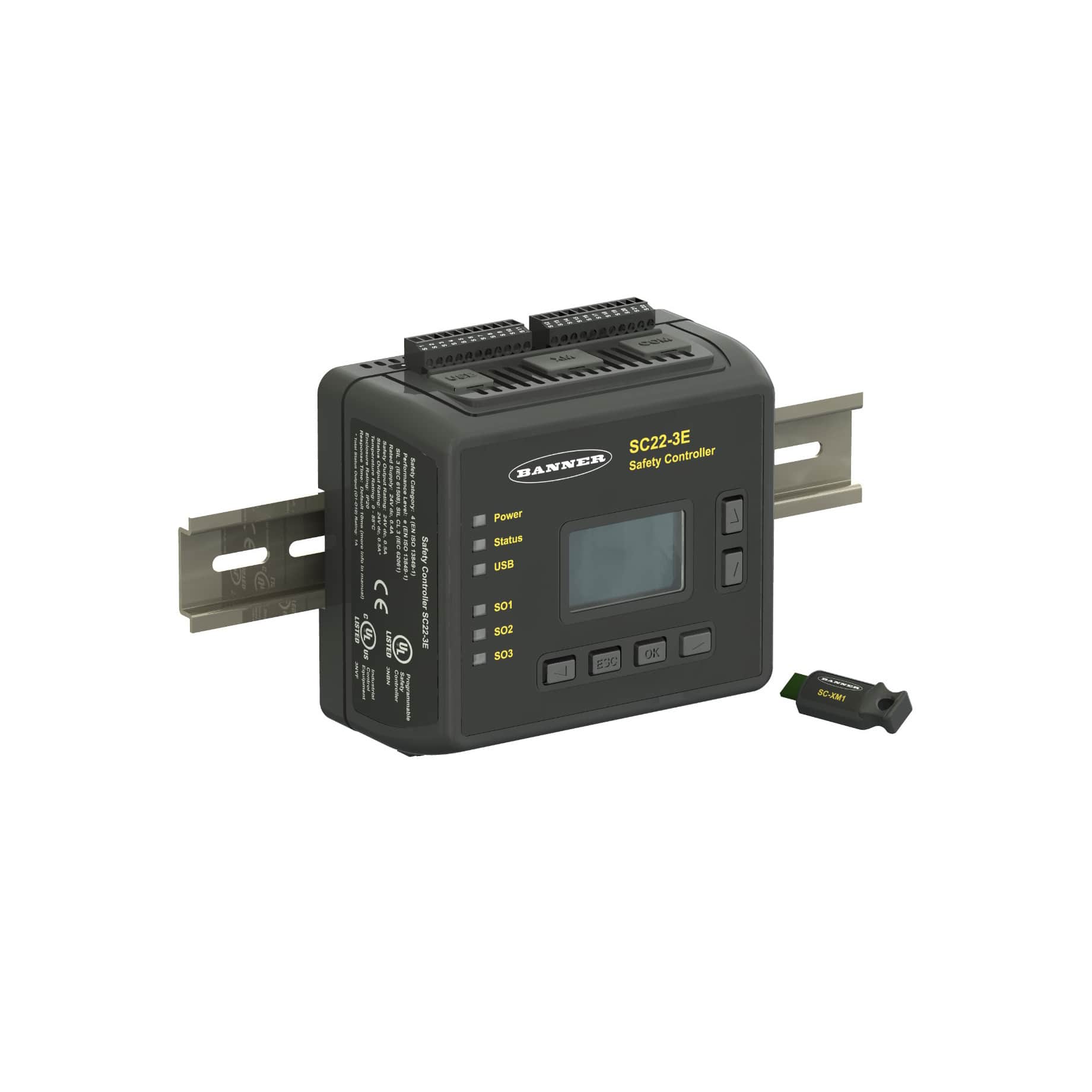 SC-SC22-3E Banner Engineering Corporation  Controllers - Machine Safety