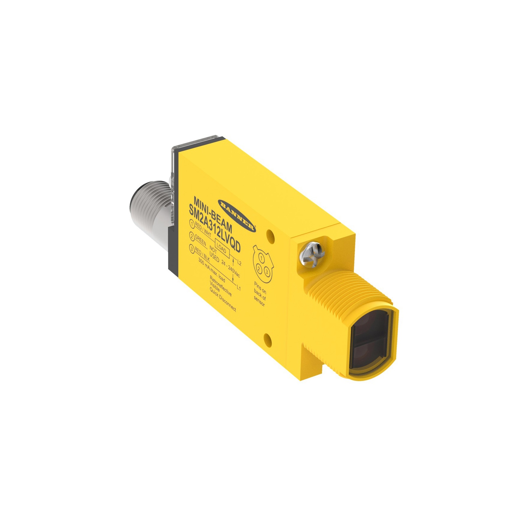 SM2A312LVQD Banner Engineering Corporation  Capteurs optiques - Photoélectriques industriels