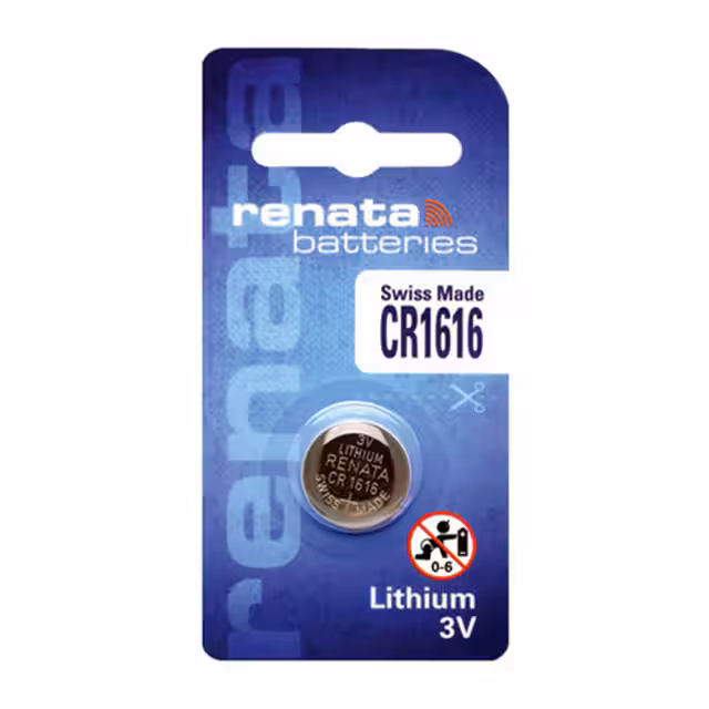 CR1616 (EACH) Renata Batteries  Piles non rechargeables (primaires)