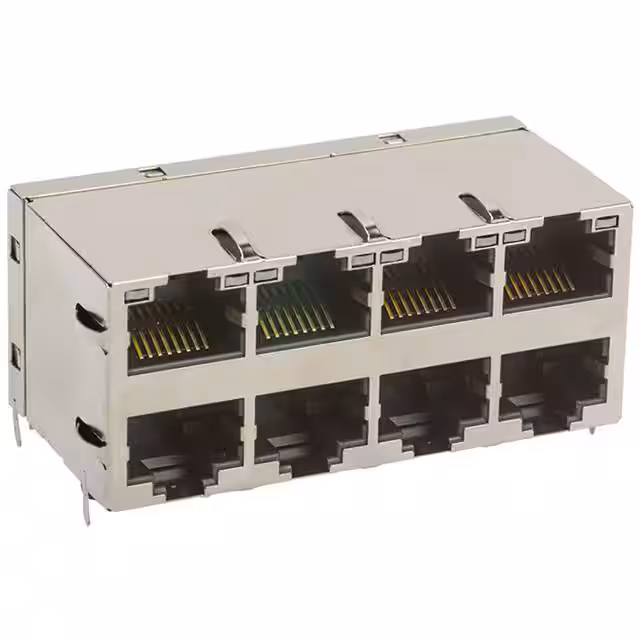 0854-2X4R-66-F Bel Fuse Inc.  Modulare Steckverbinderbuchsen mit Magnetik