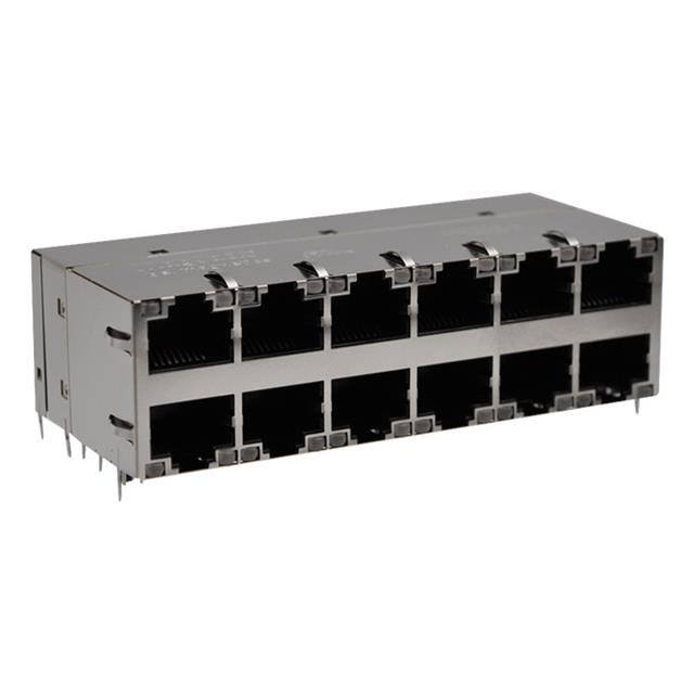 0895-2C6R-GK Bel Fuse Inc.  Jack di connessione modulari con magneti