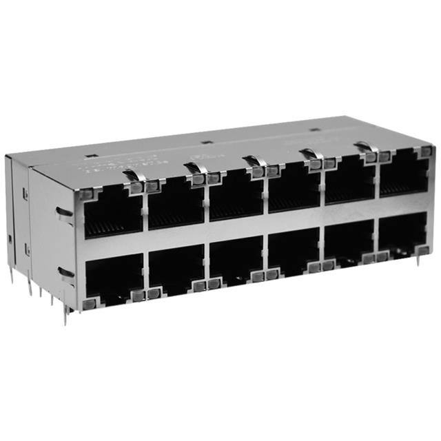 0833-2X6R-BU-F Bel Fuse Inc.  Jack di connessione modulari con magneti