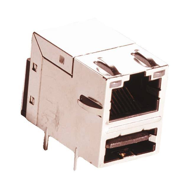 0821-1D1T-43-F Bel Fuse Inc.  Connecteurs modulaires avec aimants