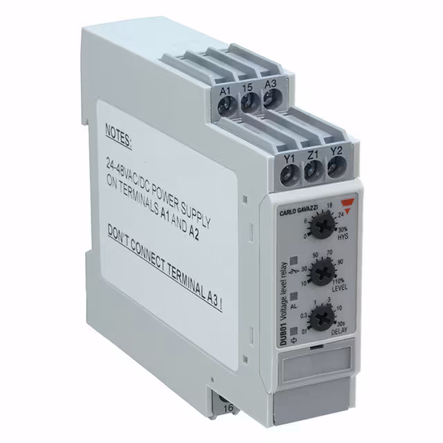 DUB01CD48500V Carlo Gavazzi Inc. Moniteur - Sortie relais