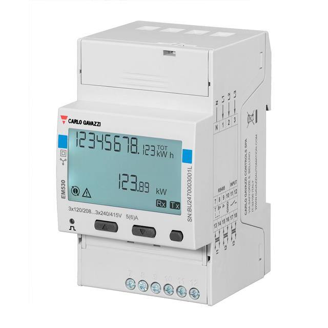 EM530DINAV53XS1X Carlo Gavazzi Inc.  Panel Meters
