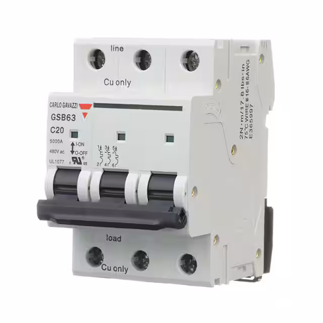 GSB633PC16 Carlo Gavazzi Inc. Interruttori automatici