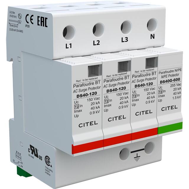 DS44S-120/G CITEL INC TVS - Dispositivos de protección contra sobretensiones (SPD)