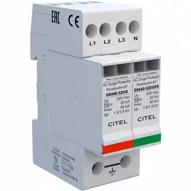 DS44S-320/G CITEL INC TVS - Dispositivos de protección contra sobretensiones (SPD)