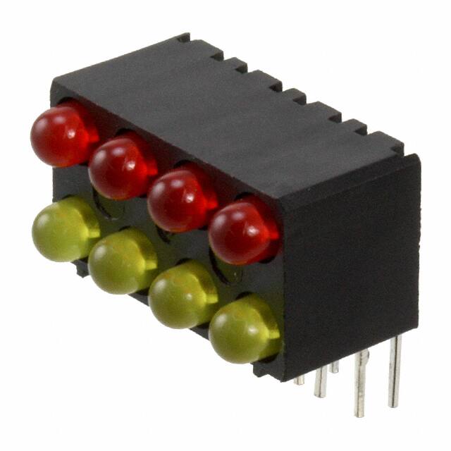 5530008813F Dialight  LED - Circuit imprimé Indicateurs Réseaux Barres lumineuses Graphiques à barres