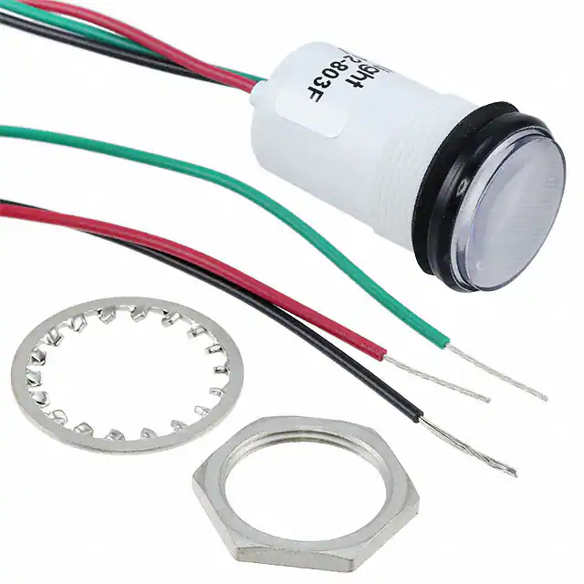 5571412803F Dialight  Luces piloto de los indicadores del panel