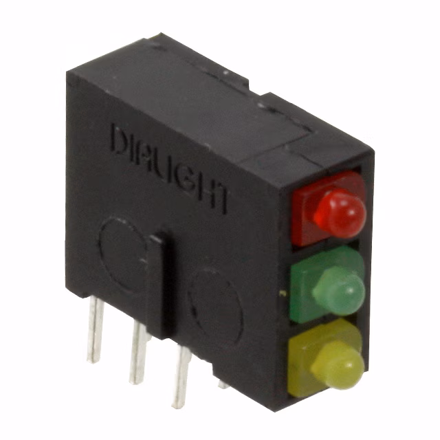 5700100123F Dialight  LED - Circuit imprimé Indicateurs Réseaux Barres lumineuses Graphiques à barres