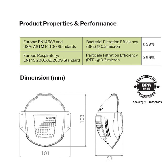 6-09501-95 eGee-Pro  Personal Protective Equipment (PPE)