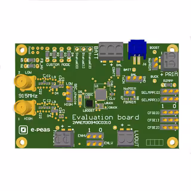 2AAEM30940C0310 e-peas SA  Cartes et kits d'évaluation et de démonstration