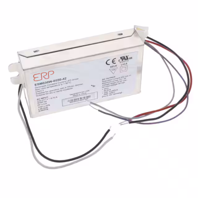 ESM030W-0550-42 ERP Power, LLC  LED Drivers
