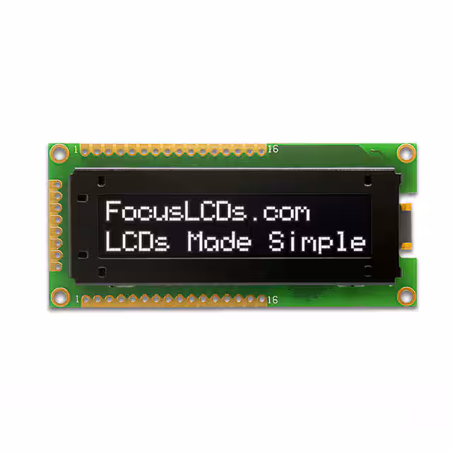 O162B-CW-SS5 Focus LCDs  Anzeigemodule – LCD-OLED-Zeichen und -Ziffern