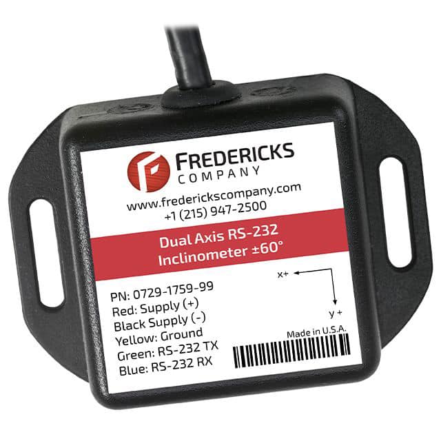 0729-1759-99 The Fredericks Company  Motion Sensors - Inclinometers