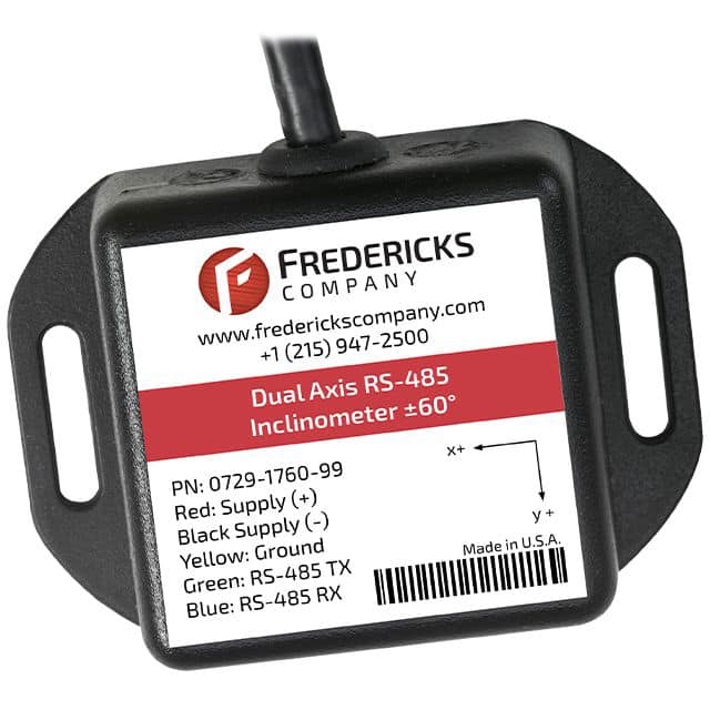 0729-1760-99 The Fredericks Company  Motion Sensors - Inclinometers