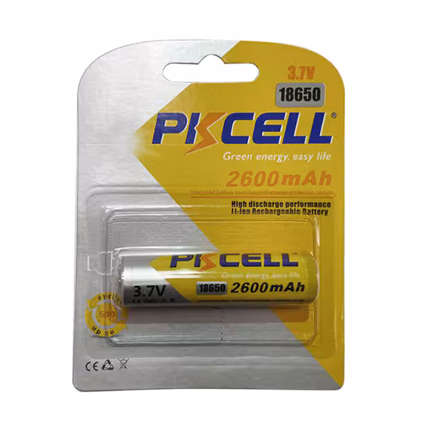 ICR18650-2600BP-1B PKCELL  Piles rechargeables (secondaires)